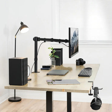 Soporte Monitor Escritorio Base Brazo Para Monitor 15-33 Color Negro Funlife