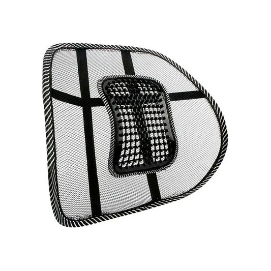 Soporte Respaldo Ergonomico Lumbar Para Auto Silla Oficina Color Negro