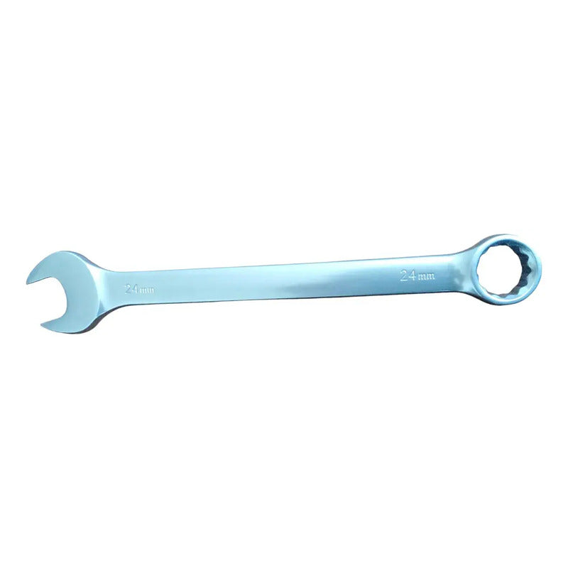 Set Juego Llaves Punta Corona Combinada 14 Piezas 8 A 32mm Plateado