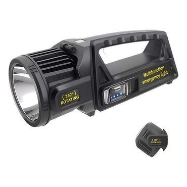 Linterna Multifuncional Solar Reflector Recargable Led W5167 Color De La Luz Blanco