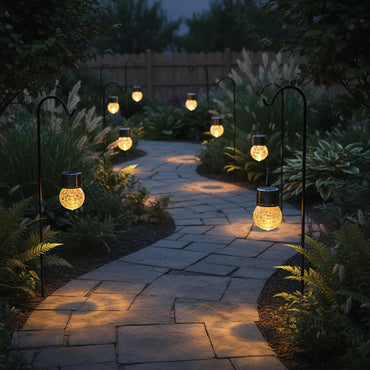 Luces Solares De Exterior Patio Jardín Decoración Gris