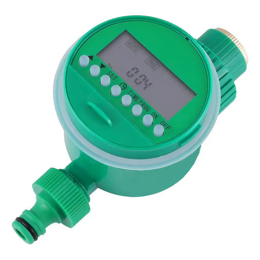Temporizador Riego Automático Digital Lcd Qatar Shop Para Llaves 1/2 Y 3/4