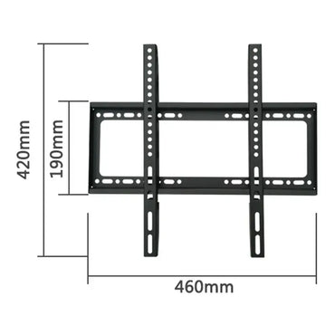 Soporte Tv Pared Muro Lcd Led Fijo 26 A 63 Pulgadas 50kg Color Negro
