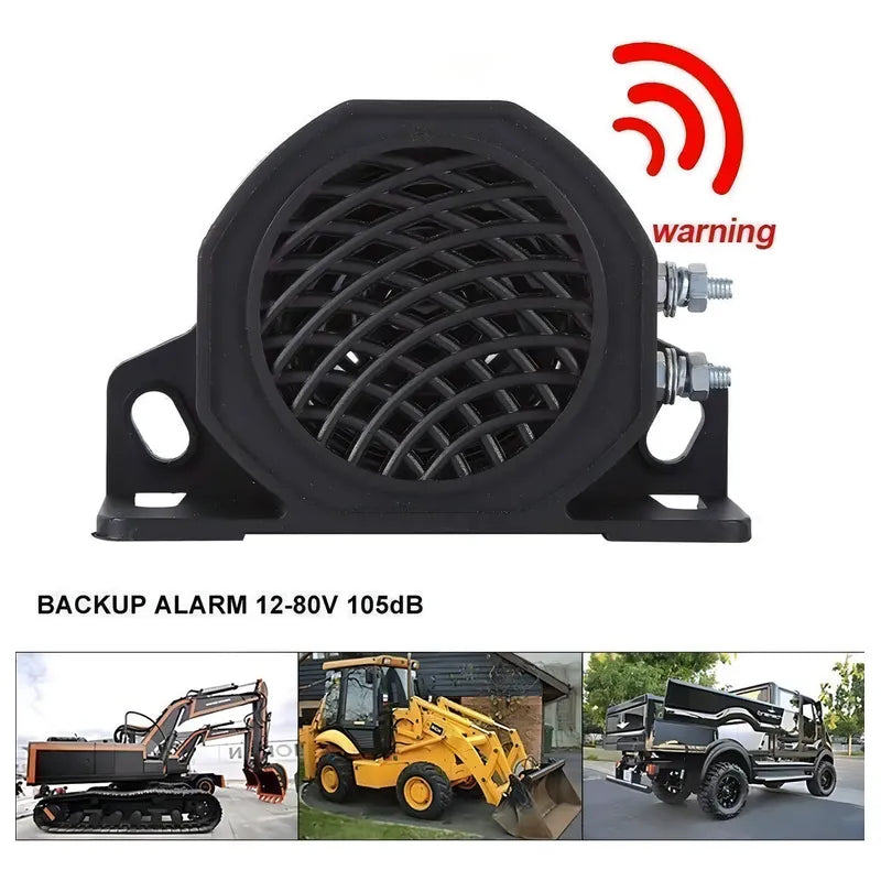 Alarma Retroceso 12/24v Backup 102db Autos Camiones Suv Negro