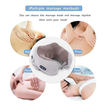 Masajeador Almohada Eléctrico Cuello Cervical Recargable