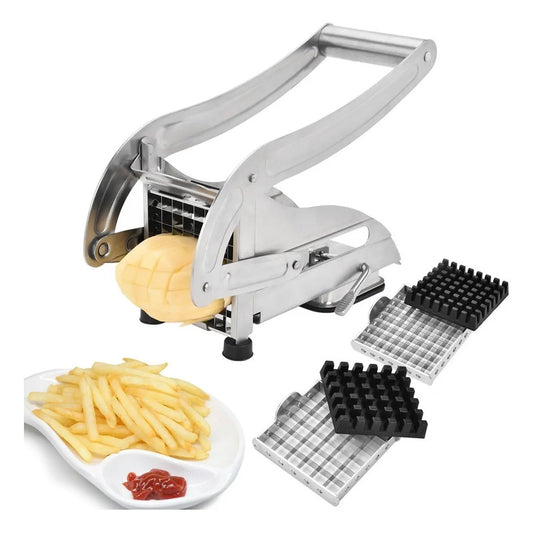Cortador De Papas Fritas De Acero Inoxidable Picador De Verduras Rebanador De Cebollas Industrial