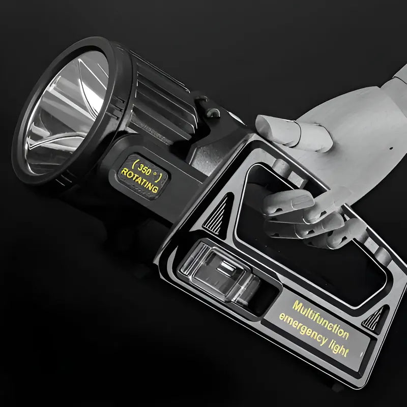 Linterna Multifuncional Solar Reflector Recargable Led W5167 Color De La Luz Blanco