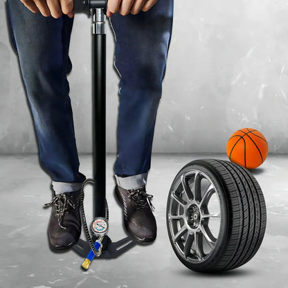 Bombín Pcp De 4 Etapas Con Manómetro Para 4500 Psi, De Mundodeporteshauki Negro