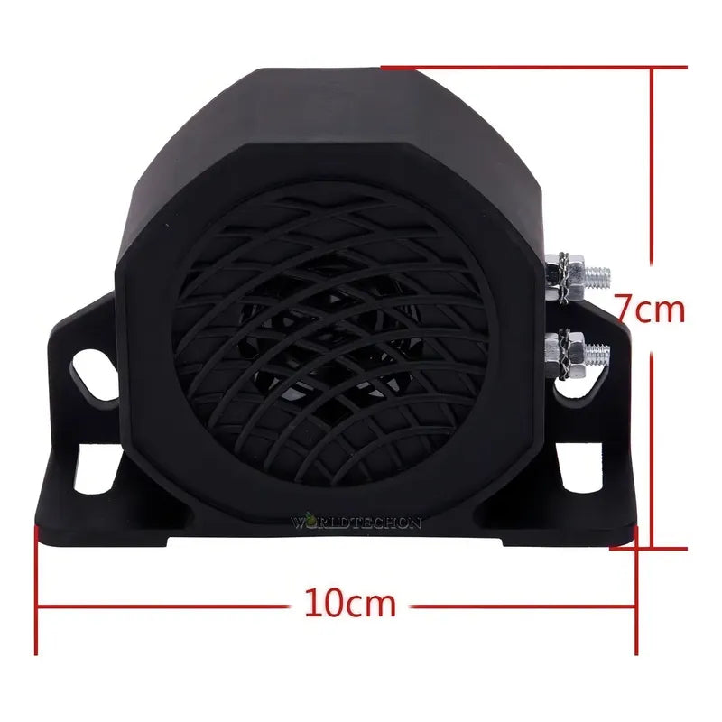 Alarma Retroceso 12/24v Backup 102db Autos Camiones Suv Negro