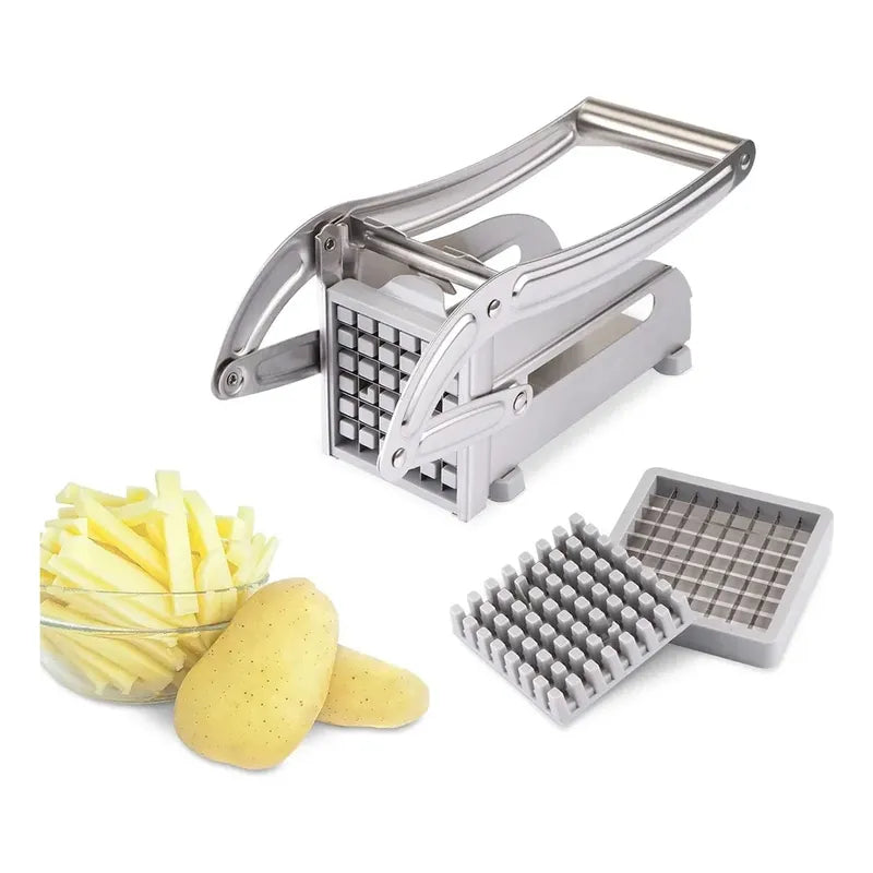Cortador De Papas Fritas De Acero Inoxidable Picador De Verduras Rebanador De Cebollas Industrial