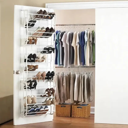 Zapatero Colgante 36 Pares Qatashop Blanco Organizador De Zapatos Puerta