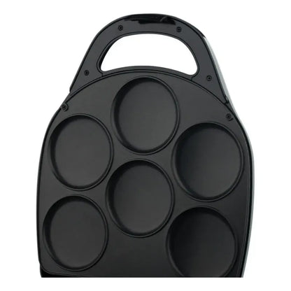 Máquina De Muffins Mini Panqueques Arepas Huevos Pasteles Color Negro