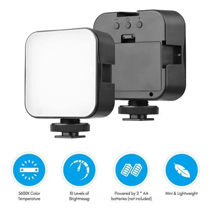 Estabilizador De Cámara De Video Soporte De Teléfono Ay-49u Color Negro