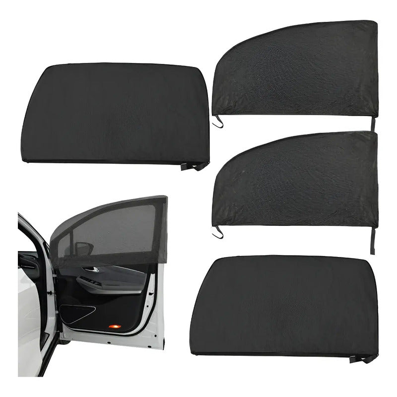 4u Malla Tapa Sol Para Auto Protector De Ventana Mosquitero