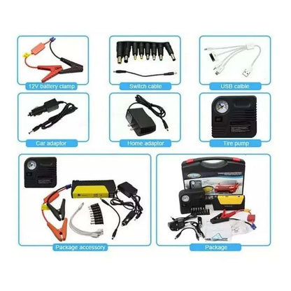 Partidor De Auto Batería Powerbank + Compresor 12v / 209009