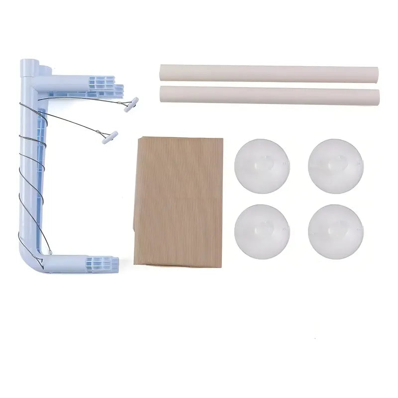 Cama Hamaca Colgante Ventosa Ventana Mediana Noyal Beige Gato Liso