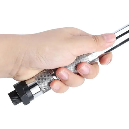 Torquímetro Profesional 1/2 Traba Regulable Precisión 2.9 A 21 Kg Herramienta Ajuste Torque Con Estuche Mecánico Taller Auto Moto Automotriz Trinquete Seguro Medidor Cromado Fijo Plateado