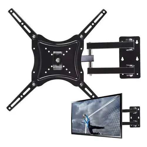 Soporte Pared Para Tv De 14 A 55 Pulgadas Con Brazo Movil Negro