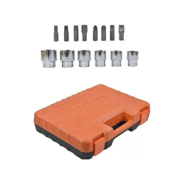 Set De Dados Y Llaves Juego Dados Chicharra Set Llaves 94pcs Negro