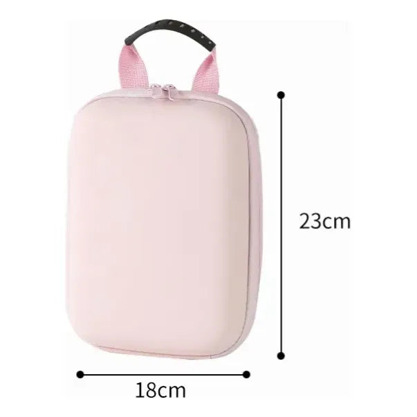 Maleta De Maquillaje Cosmetiquero Con Luz Y Espejo Rosa