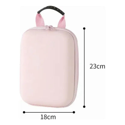 Maleta De Maquillaje Cosmetiquero Con Luz Y Espejo Rosa