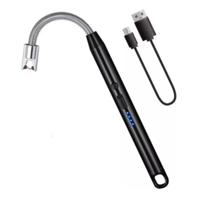 Chispero Encendedor Usb Eléctrico Plasma Recargable Premium