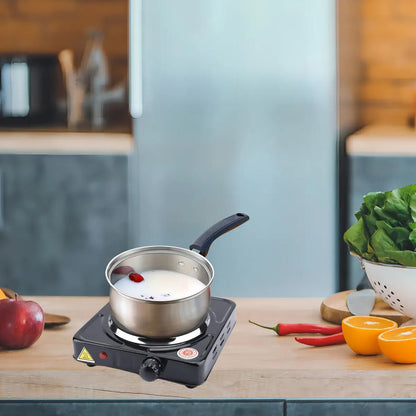 Anafe Cocina Eléctrica Simple Plato 1 Hornalla 1000w A/inoxi Color Negro