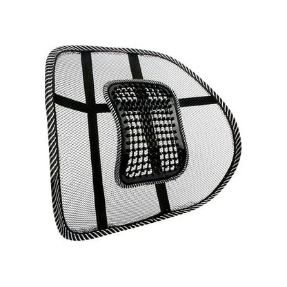 Soporte Respaldo Ergonomico Lumbar Para Auto Silla Oficina Color Negro