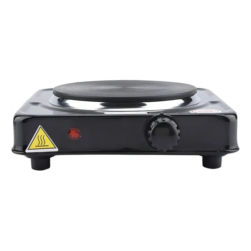 Anafe Cocina Eléctrica Simple Plato 1 Hornalla 1000w A/inoxi Color Negro
