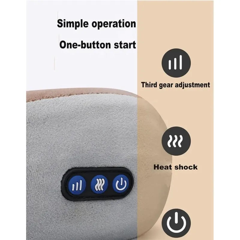Masajeador Almohada Eléctrico Cuello Cervical Recargable