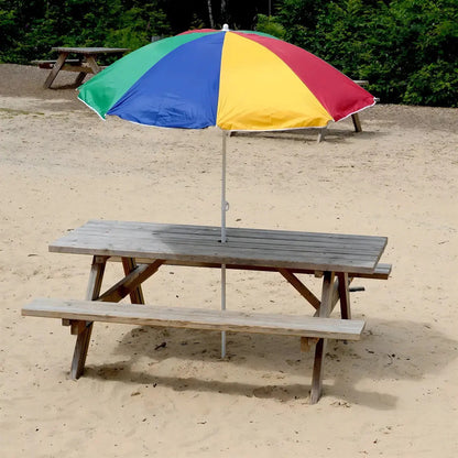 Sombrilla Quitasol Paragua 180cm Sombrilla Playa Uv Sol Quitasol Playa Sombrilla Plegable Sombrillas Quitasoles Qatarshop Parasol Multicolor Colorido