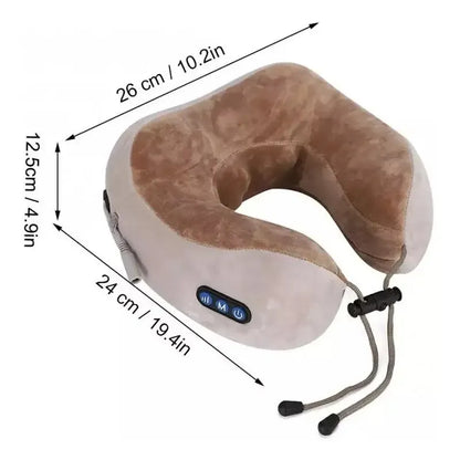 Masajeador Almohada Eléctrico Cuello Cervical Recargable