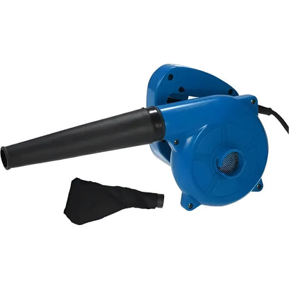 Sopladora Eléctrica 500w Adkar Azul Con Bolsa Y Boquilla