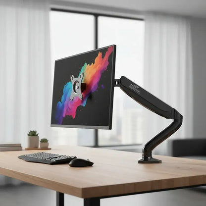 Soporte Articulado Kaloc Ds90 Para Monitor Mesa 17-32 Pulgadas Negro