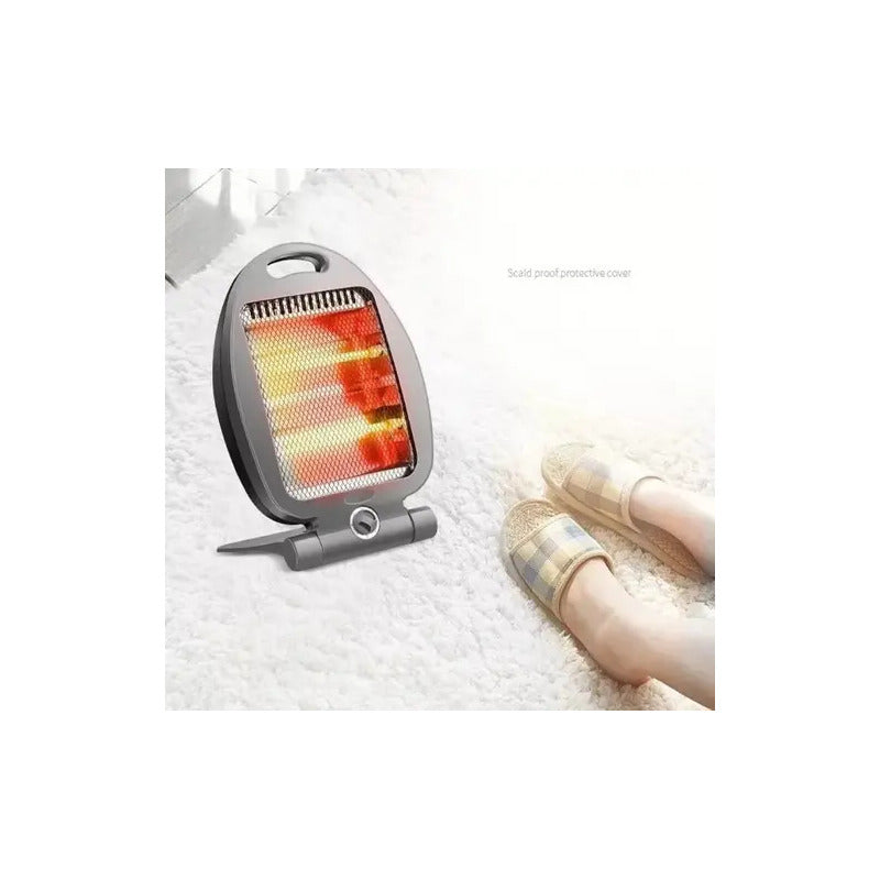 Calefactor Halógeno Parubcl Qh-800 800w Blanco Portátil Bajo Consumo