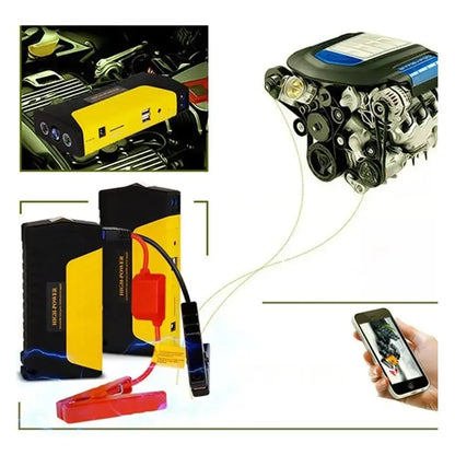 Partidor De Auto Batería Powerbank + Compresor 12v / 209009