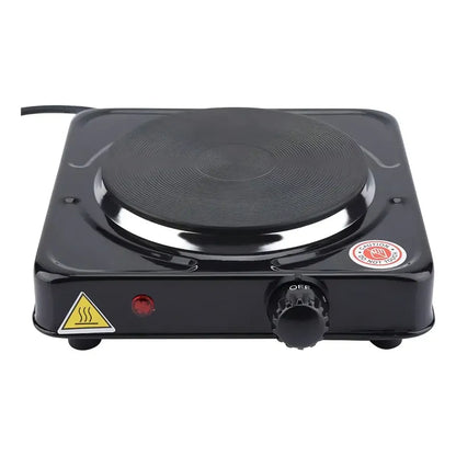 Anafe Cocina Eléctrica Simple Plato 1 Hornalla 1000w A/inoxi Color Negro