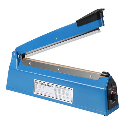 Selladora Manual Por Impulso De 12  Para Bolsas Pe Y Pp Azul