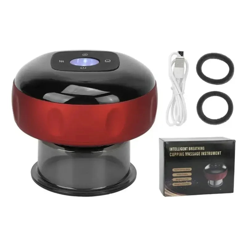 Ventosa China Masajeador De Vacio Electrico Inteligente Recargable 6 Velocidades Celulitis Circulacion Terapia