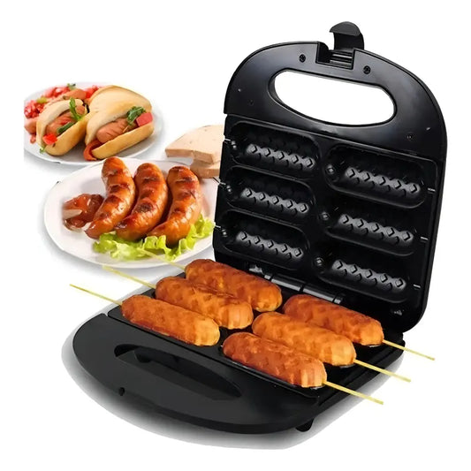 Máquina De Hot Dogs Sokamy Sk-110 Antiadherente 750w Longaniza Chorizo