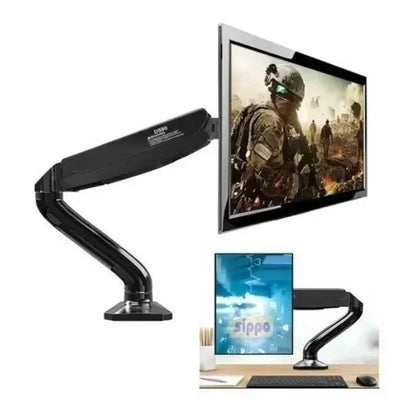 Soporte Articulado Kaloc Ds90 Para Monitor Mesa 17-32 Pulgadas Negro