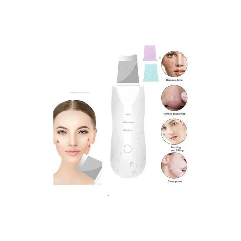 Dispositivo De Peeling Facial Antiarrugas Ultrasónico Para Acné Y Puntos Negros
