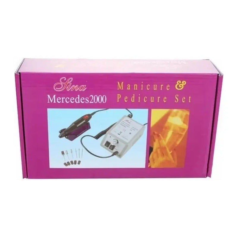 Torno Uñas Tina Mercedes 2000 Manicure Pedicure 6 Cabezas