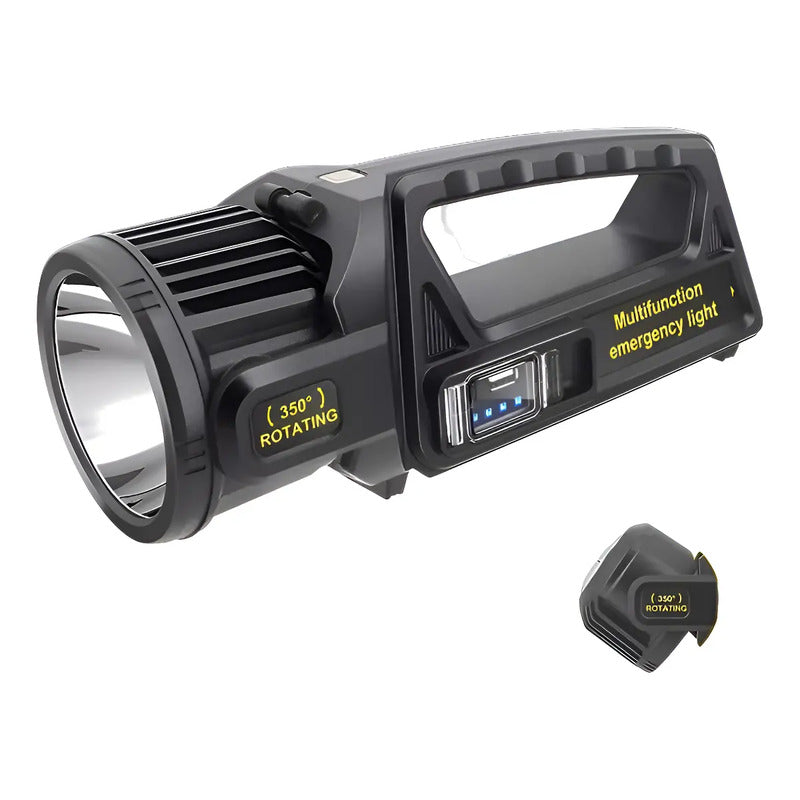 Linterna Multifuncional Solar Reflector Recargable Led W5167 Color De La Luz Blanco