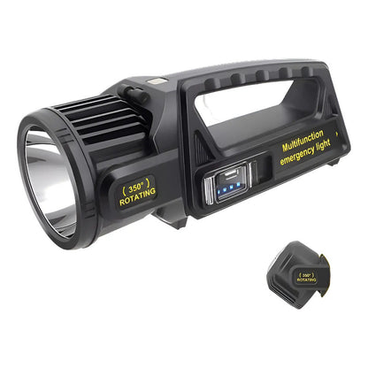 Linterna Multifuncional Solar Reflector Recargable Led W5167 Color De La Luz Blanco