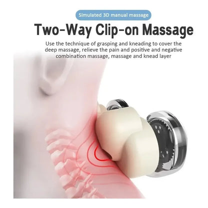 Masajeador Almohada Eléctrico Cuello Cervical Recargable