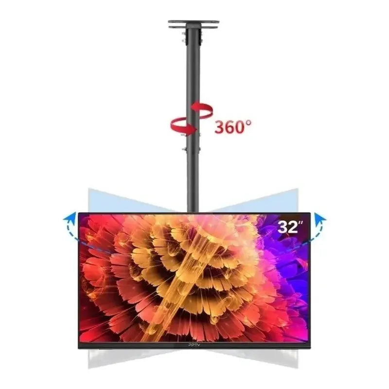 Soporte Tv Techo O Pared Ajustable Base 26 A 60 / 225004 Color Negro