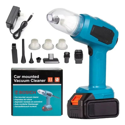 Aspiradora Y Sopladora De Mano Inalámbrico Multifuncional 7 En 1 Portatil Potente Aspiradora Para Auto 9800pa 120w, Seco... Celeste