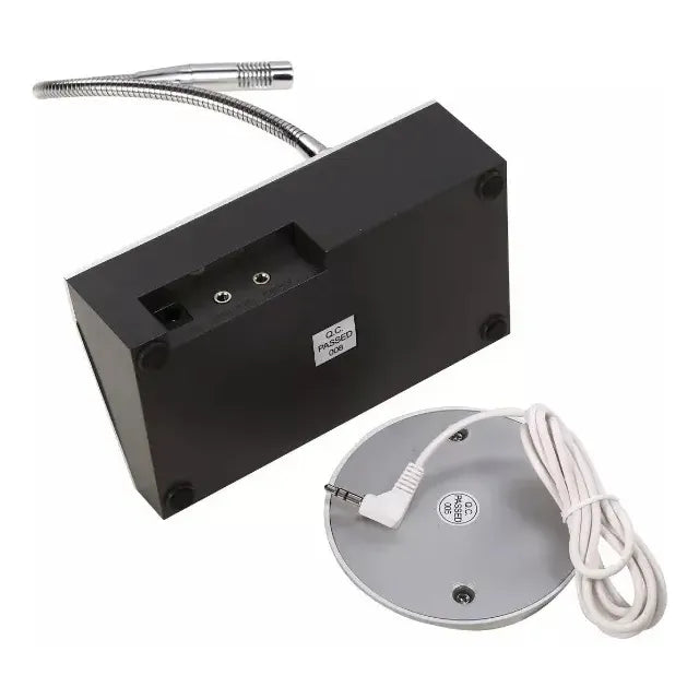 Intercomunicador Para Bancos Y Cajas Citófono Micrófono Colo Color Plateado