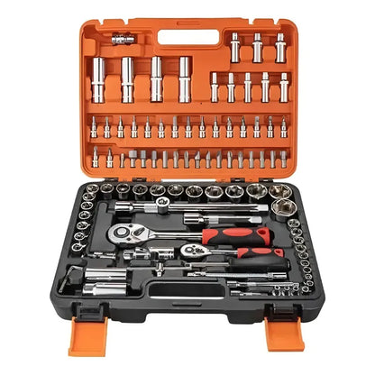 Set De Dados Y Llaves Juego Dados Chicharra Set Llaves 94pcs Negro